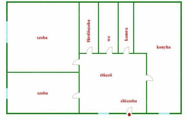 Győri eladó lakás, 2 szobás, 80 négyzetméteres