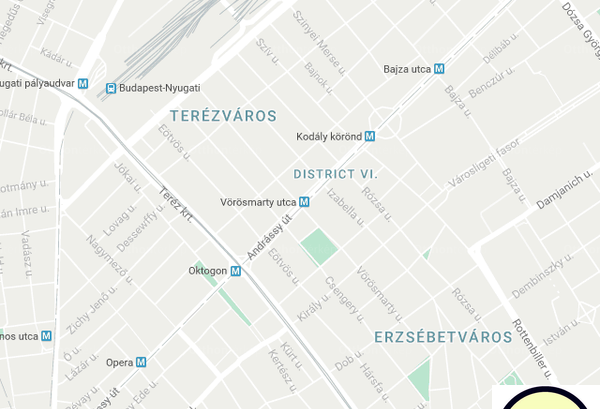 Budapest kiadó lakás Terézvárosban az Andrássy úton, 69 négyzetméteres