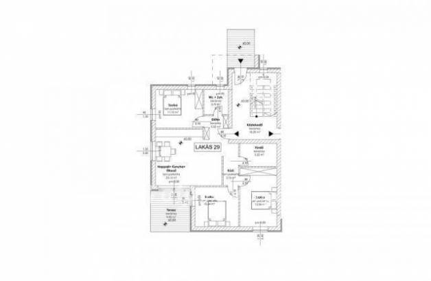 Szentendrei új építésű lakás eladó, 73 négyzetméteres, 2+2 szobás