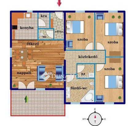 Győr új építésű családi ház eladó, 1+3 szobás