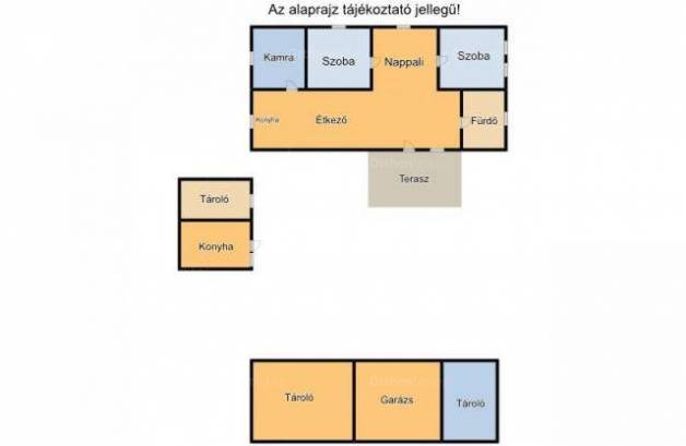Balástyai családi ház eladó, 100 négyzetméteres, 3 szobás