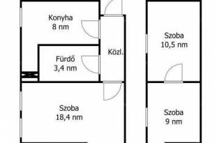 Budapest eladó lakás, Törökőr, Torontál utca, 48 négyzetméteres