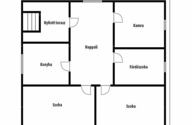 Eladó családi ház Celldömölk, 2 szobás