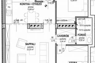 Eladó új építésű lakás, Budapest, Terézváros, Paulay Ede utca, 3 szobás