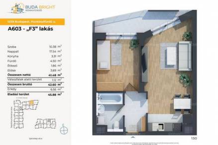 Budapesti új építésű eladó lakás, Csillaghegyen, Pünkösdfürdő utca 46.