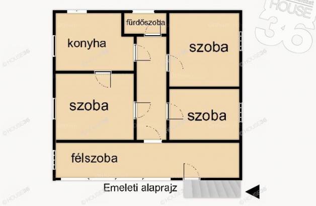 Családi ház eladó Kecskemét, a Könyves Kálmán körúton, 200 négyzetméteres