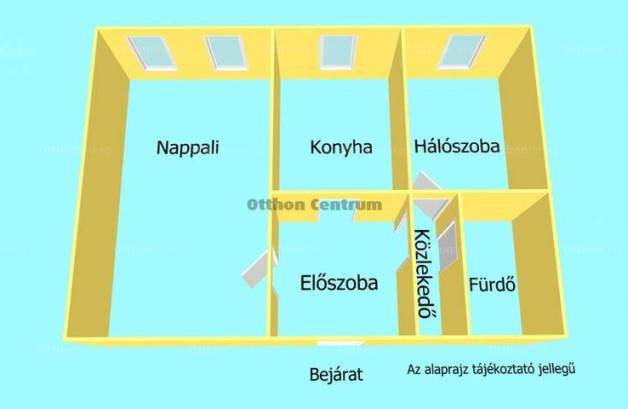 Veszprémi lakás kiadó, 42 négyzetméteres, 2 szobás