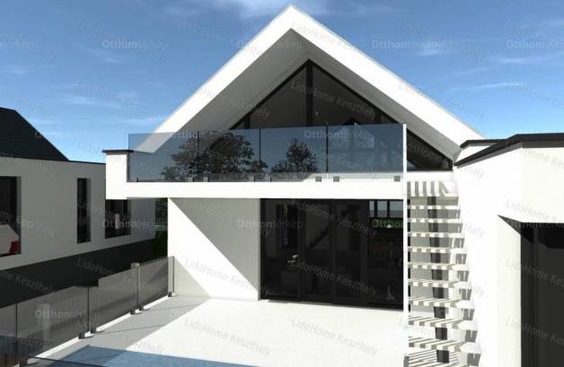 Vonyarcvashegyi új építésű családi ház eladó, 254 négyzetméteres, 1+4 szobás