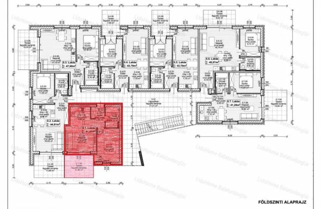 Balatonboglár új építésű lakás eladó, 2 szobás
