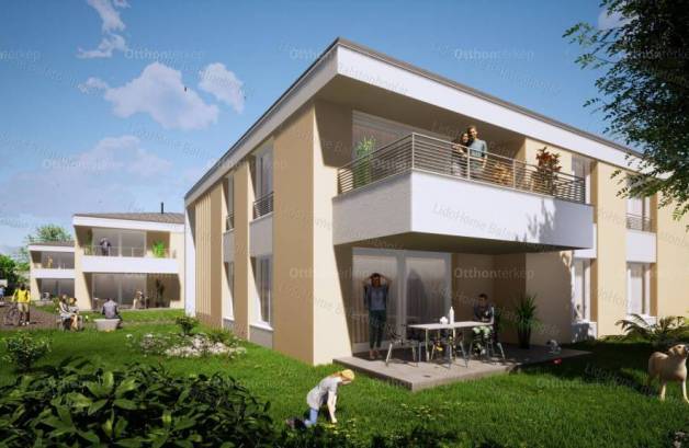 Balatonboglári új építésű lakás eladó, 48 négyzetméteres, 2 szobás