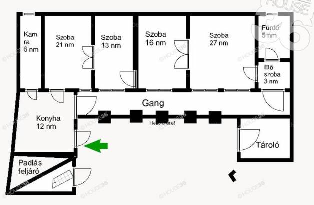 Nagykőrösi eladó családi ház, 4 szobás, 103 négyzetméteres