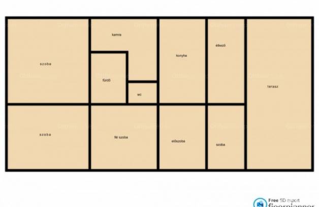 Röszkei családi ház eladó, 106 négyzetméteres, 3+1 szobás