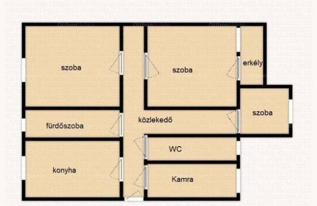 Szegedi kiadó lakás, 3 szobás, 67 négyzetméteres