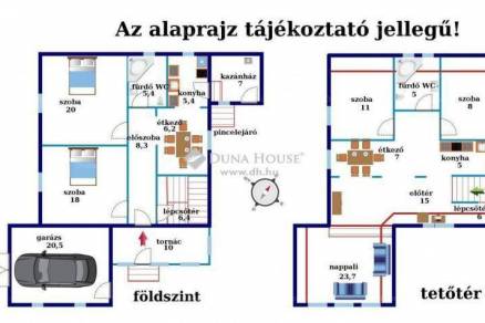 Veszprémi eladó családi ház, 5 szobás