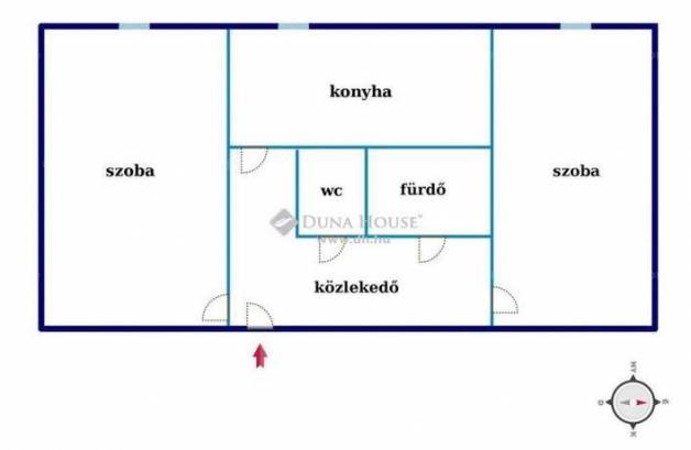 Eladó 2 szobás lakás Kaposvár a Kanizsai utcában