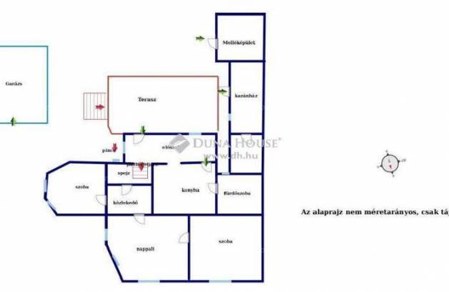 Tatabányai családi ház eladó, 78 négyzetméteres, 3 szobás