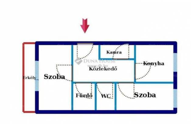 Tatabányai lakás eladó, 50 négyzetméteres, 2 szobás