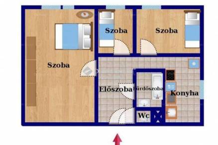 Eladó 3 szobás lakás Kelenföldön, Budapest, Etele út