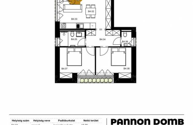 Pannonhalma 3 szobás új építésű lakás eladó