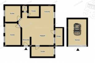 Kecskeméti kiadó lakás, 4 szobás, 68 négyzetméteres