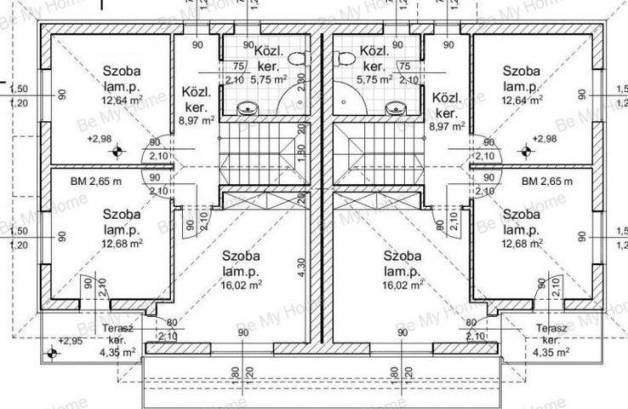 Szentendrei új építésű ikerház eladó, 126 négyzetméteres, 5 szobás