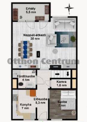 Eladó lakás Kispesten, 5 szobás