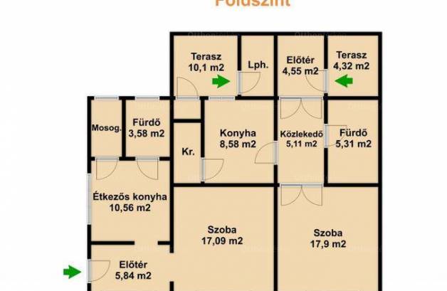 Eladó családi ház Királyerdőn, XXI. kerület Szarka utca, 6 szobás