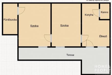 Szegedi eladó lakás, 2 szobás, 58 négyzetméteres