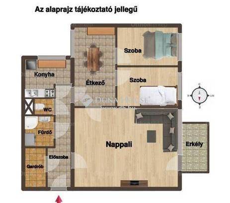 Budapesti lakás eladó, Angyalföldön, Madarász Viktor utca, 1+2 szobás
