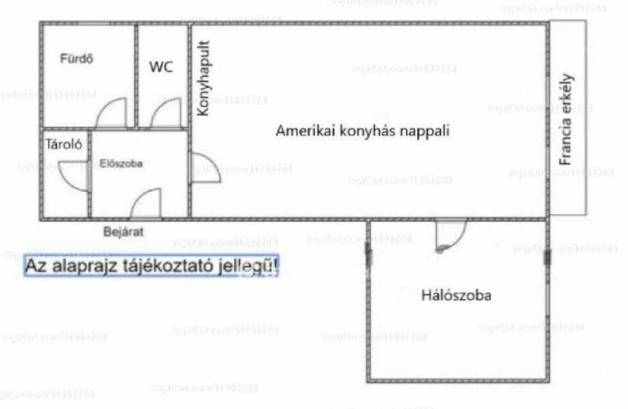 Szolnoki lakás kiadó, 50 négyzetméteres, 2 szobás