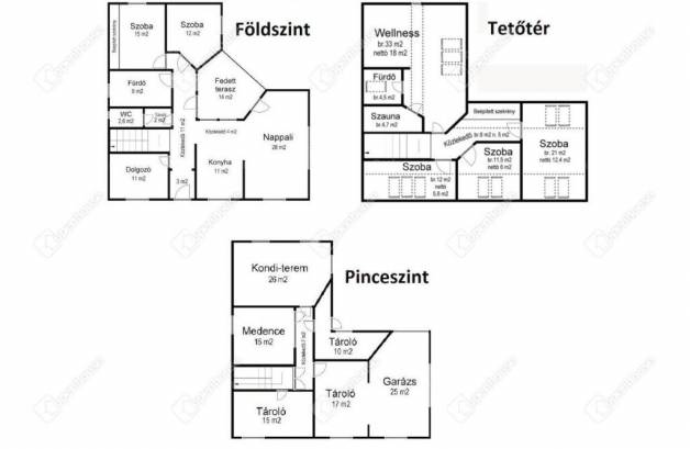 Miskolci családi ház eladó, 219 négyzetméteres, 7 szobás