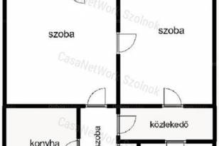 Szolnoki lakás eladó, 60 négyzetméteres, 2 szobás
