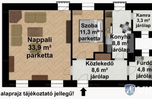 Lakás kiadó Szeged, 70 négyzetméteres