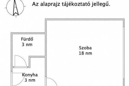 Eladó lakás Lipótvárosban, V. kerület József Attila utca, 1 szobás