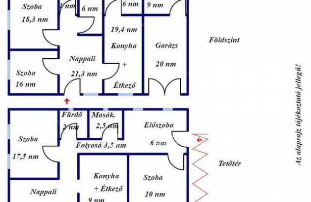 Gyömrői eladó családi ház, 3+2 szobás, 180 négyzetméteres