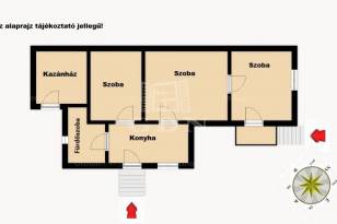 Budapesti családi ház eladó, 66 négyzetméteres, 3 szobás