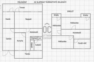 Somogyvári eladó családi ház, 4 szobás, 110 négyzetméteres