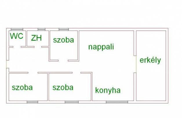 Kiadó lakás, Budapest, Soroksáron, 90 négyzetméteres
