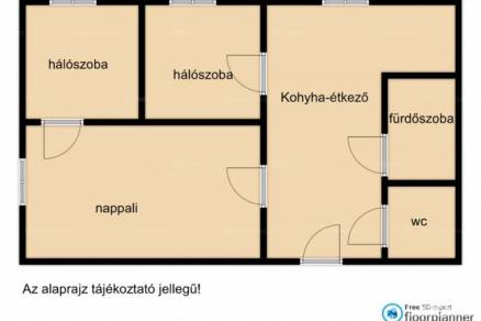 Eladó, Szeged, 1+2 szobás