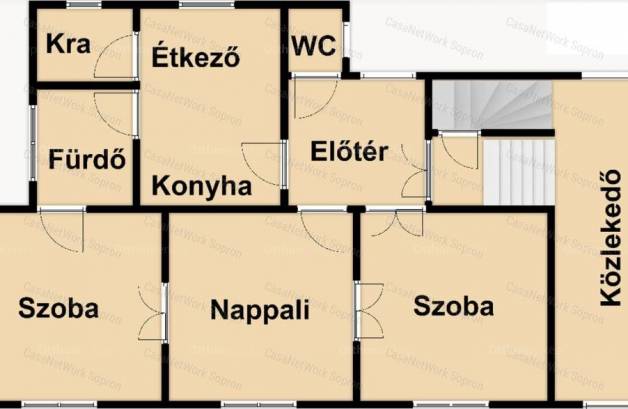 Eladó családi ház Sopron, 3+1 szobás