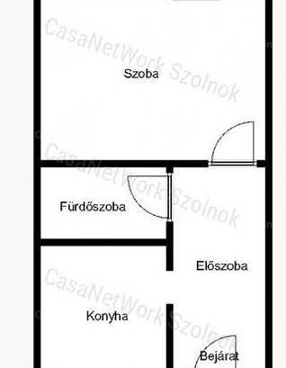 Szolnoki eladó lakás, 1 szobás, 37 négyzetméteres