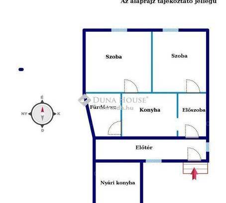 Kaposvári családi ház eladó, 72 négyzetméteres, 2 szobás