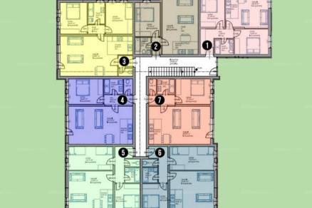 Velencei lakás eladó, 57 négyzetméteres, 2 szobás