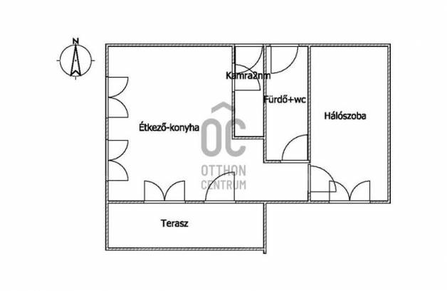 Családi ház eladó Monor, 46 négyzetméteres
