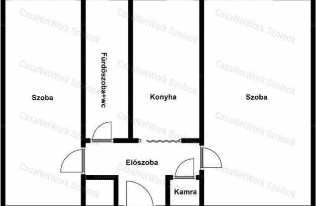 Szolnoki lakás eladó, 48 négyzetméteres, 2 szobás