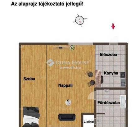 Budapest lakás eladó, Lipótvárosban, 2 szobás