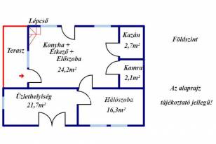 Monori családi ház eladó, 134 négyzetméteres, 2 szobás