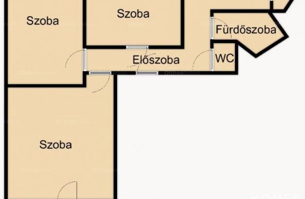 Szegedi lakás eladó, 63 négyzetméteres, 3 szobás