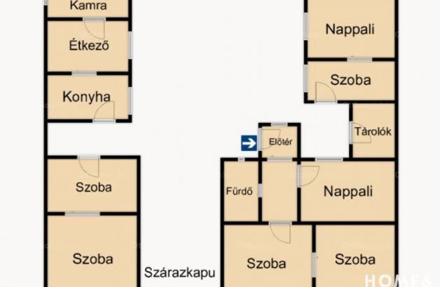 Baksi családi ház eladó, 175 négyzetméteres, 5 szobás
