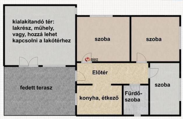 Verőcei eladó családi ház, 3 szobás, 130 négyzetméteres